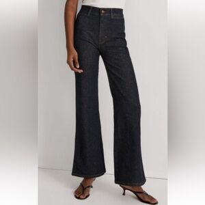 MADEWELL 11" High-Rise Flare Jeans in Durland Wash